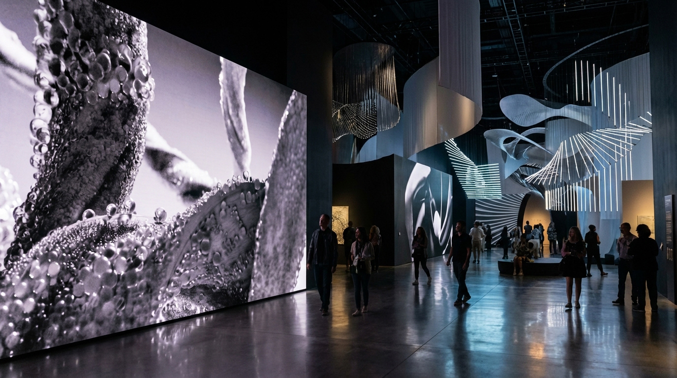 A living wall in a quiet room designed to increase foot traffic and income by improving user experience