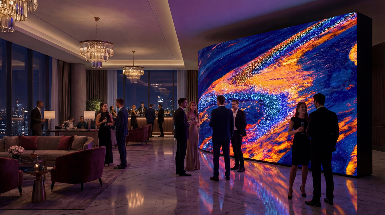 Modern Clinic utilizing calm digital art to improve patient experience and income